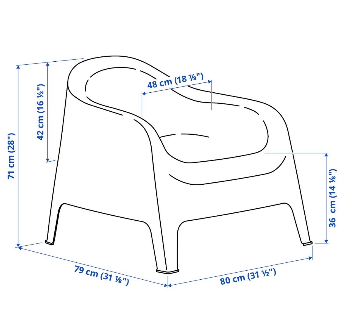 Kreslo Ikea - 4