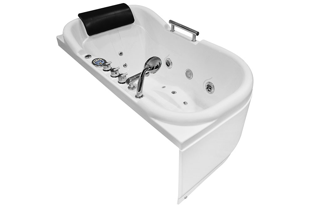 M-SPA - 1683 Pravá kúpeľňová vaňa s hydromasážou 140 x 87 x - 4