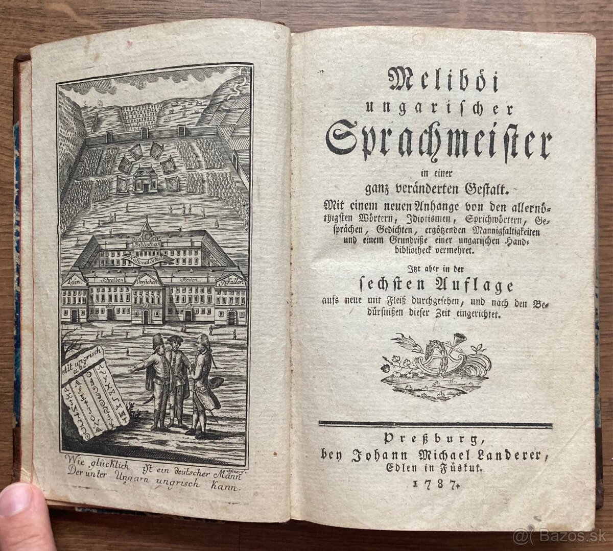 (Bél Mátyás) Meliböi: Ungarischer Sprachmeister, 1787 - 4