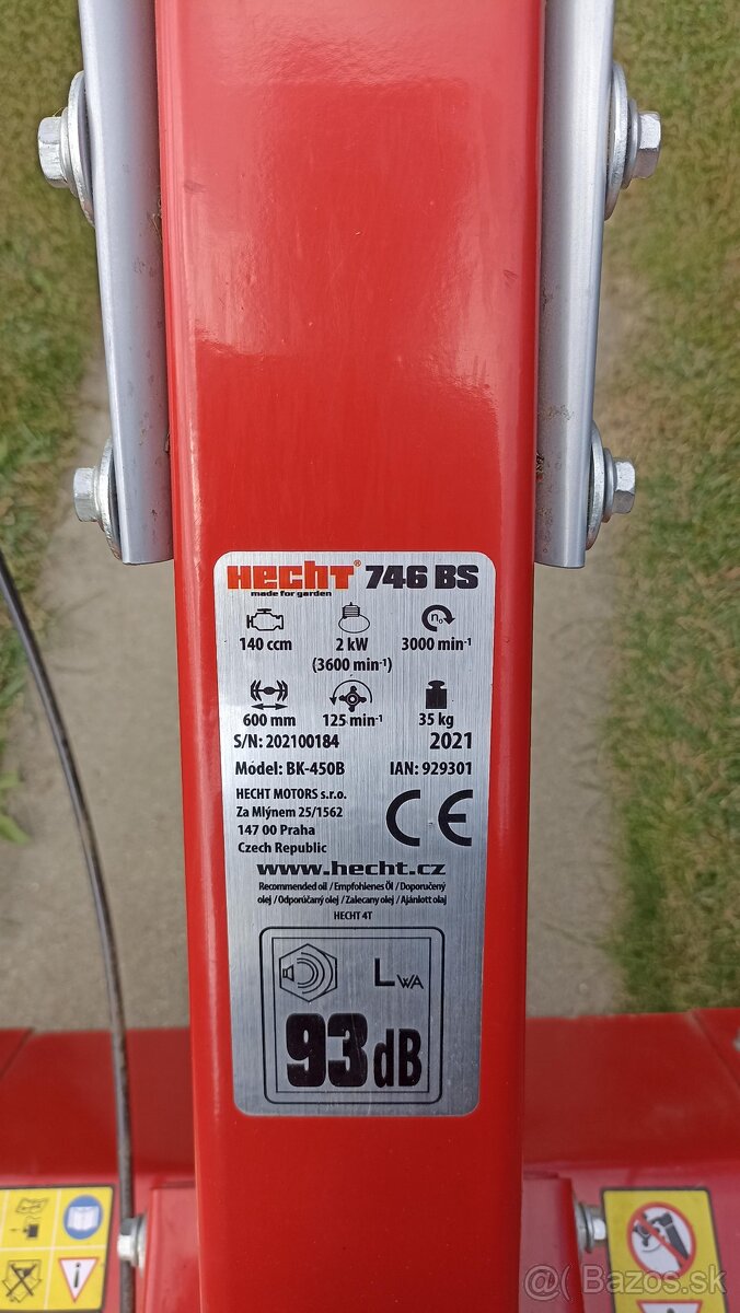 Motorový kultivátor – HECHT 746 BS - 4
