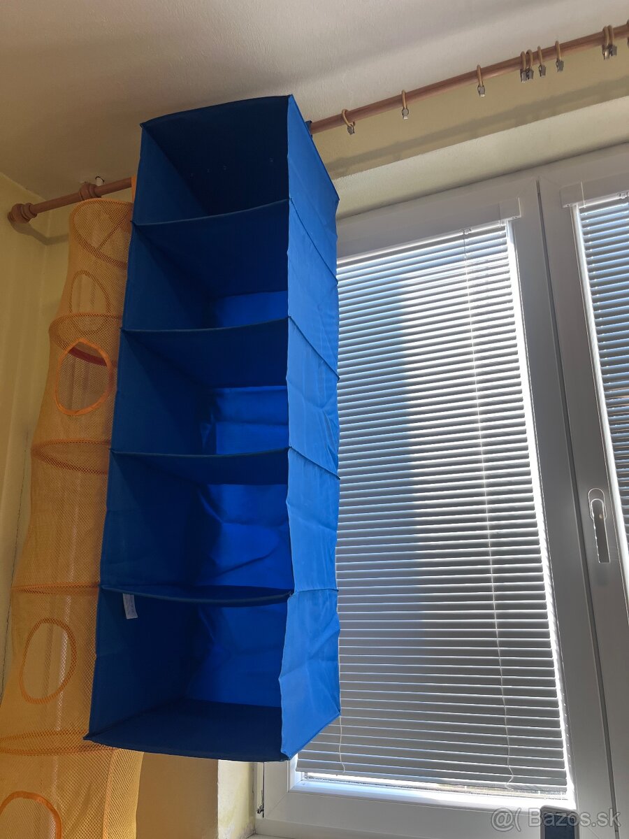 Textilné poličky na hračky - organizér do skrine IKEA - 4