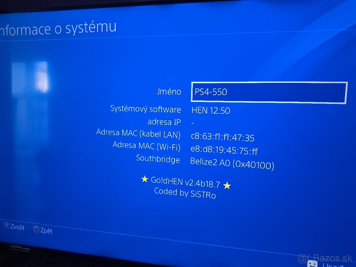 Gold HEN SONY PlayStation slim + 1x ovládač - 4