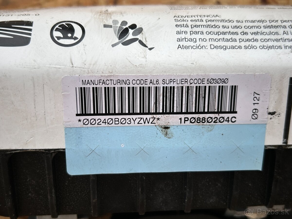 Airbag modul 1P0880204C Seat Leon 1P - 4