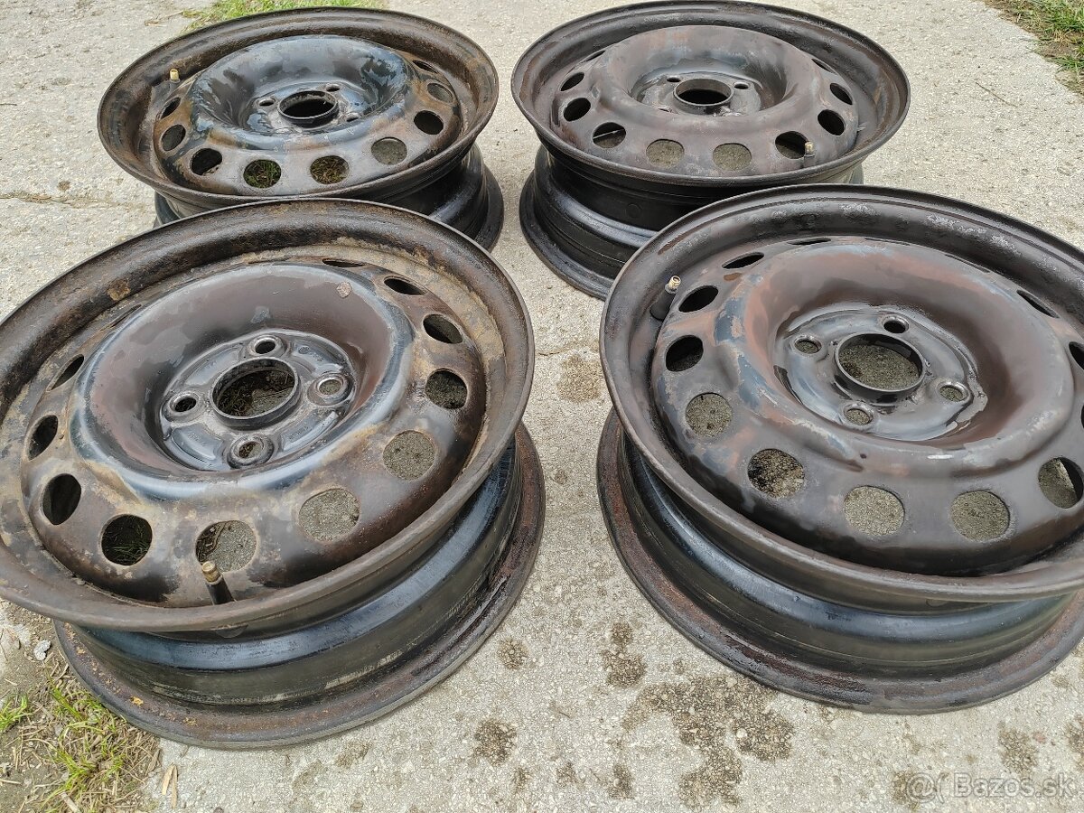 Plechové disky 4x100 R14 5.5J x 14 ET45 - 4