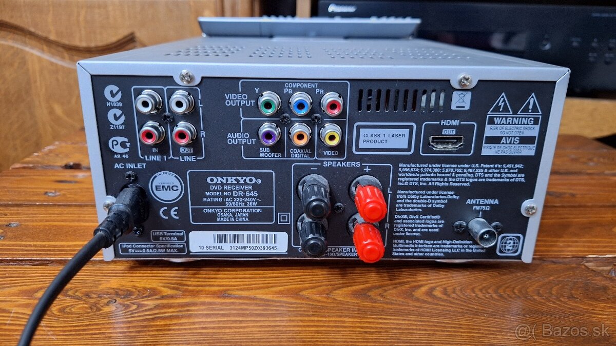 Onkyo DVD receiver DR-645 + DO - 4