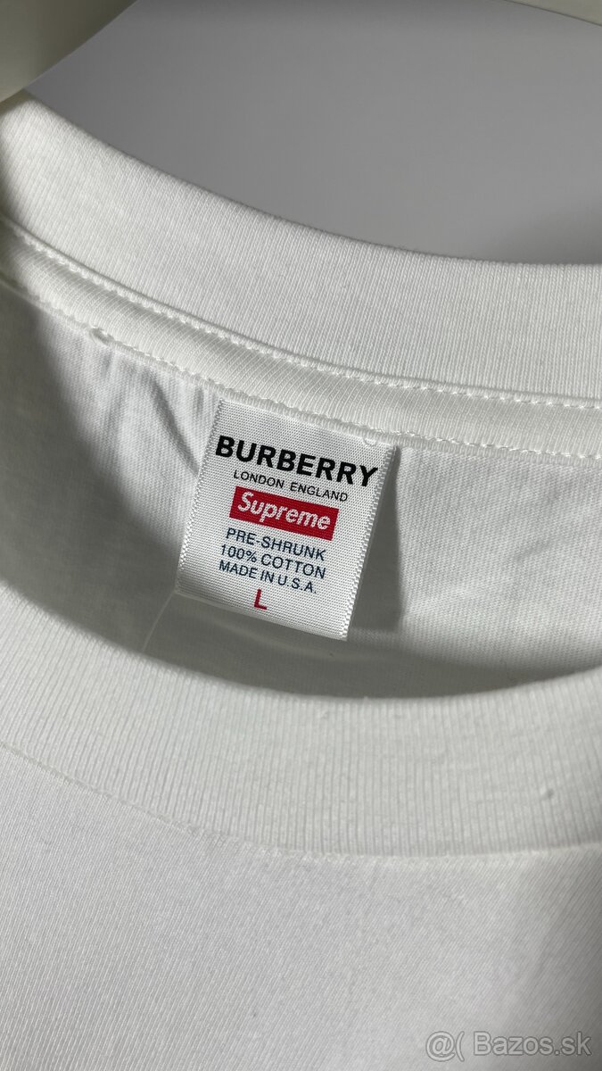 Supreme Tee Burberry - 4