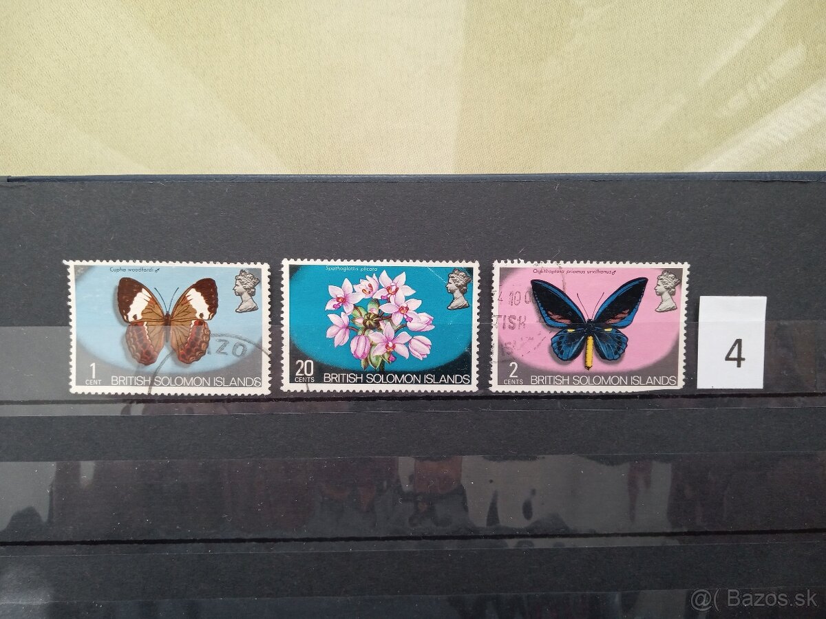 Poštové známky č.469 - OCEÁNIA - 20 sérií - 4