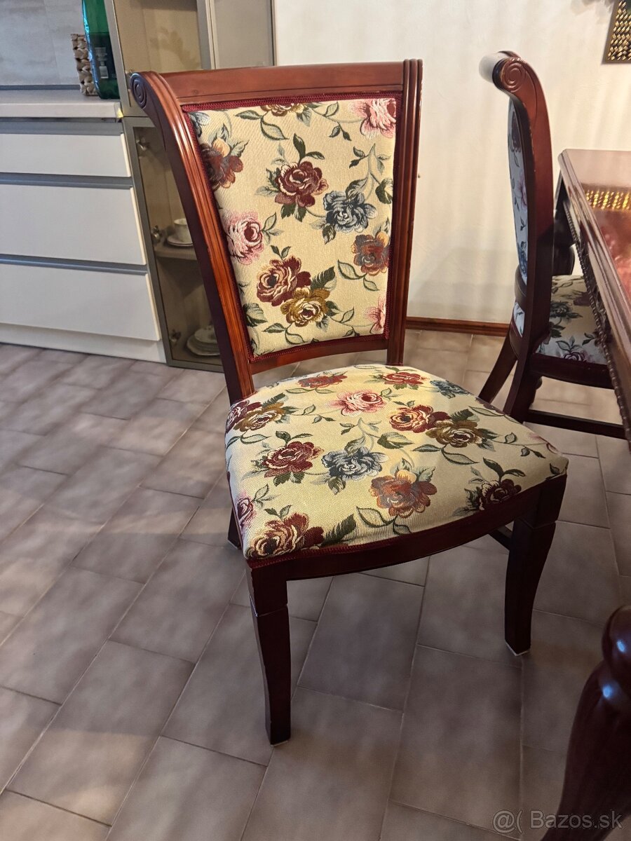 Rustikálny stôl a stoličky z masívu - 4