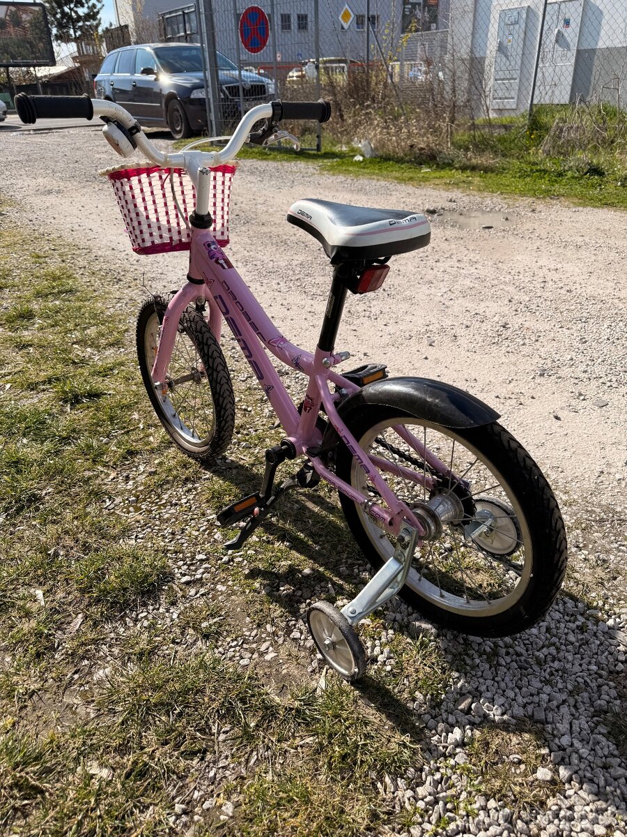 Detský, ružový bicykel - 4