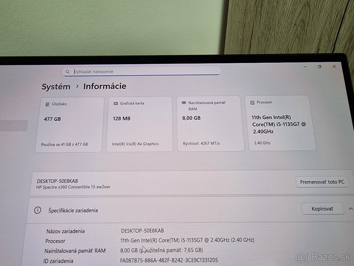 HP spectre x360 convertible oled dotykový - 4