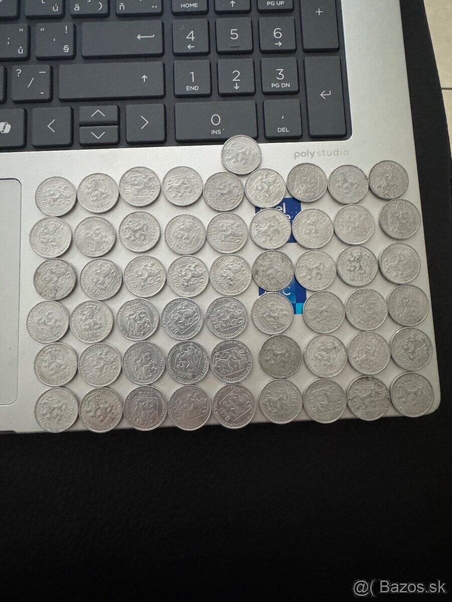 5 halierov Československo - 1978 v počte 55 ks - 4