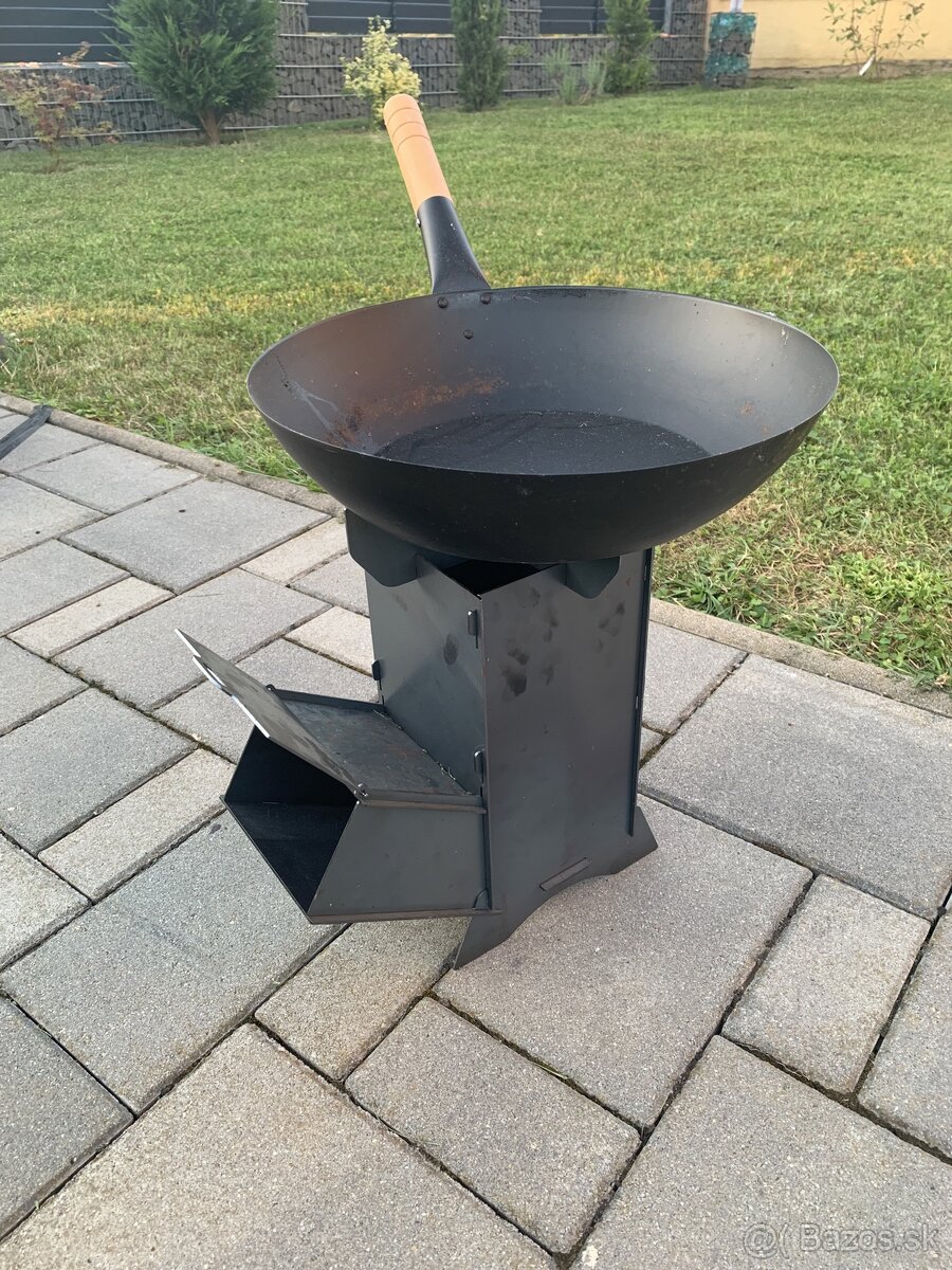 Skladacia turbo raketová pec na záhradu - 4