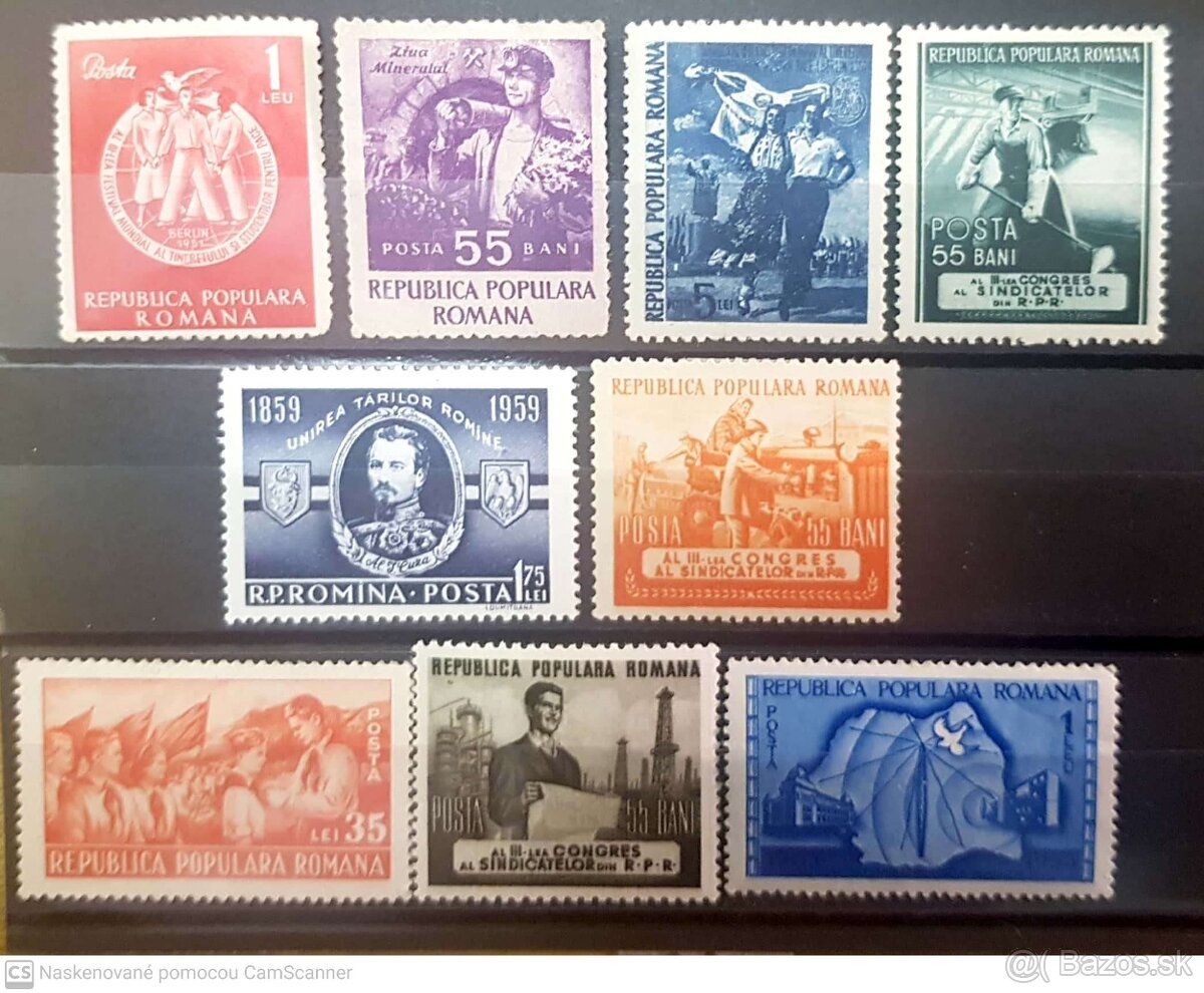 Rumunsko a Bulharsko zriedkavé znamky - 4