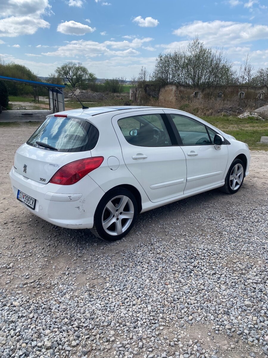 Predám Peugeot 308 1,6 benzín 88kw, 296996km rv 12/2008 - 4
