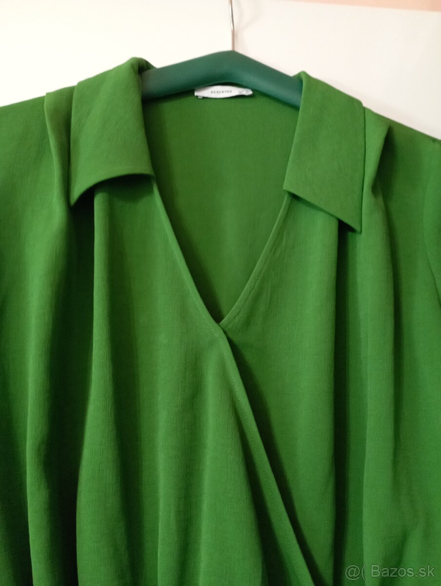 Zelená blúzka Reserved - 4
