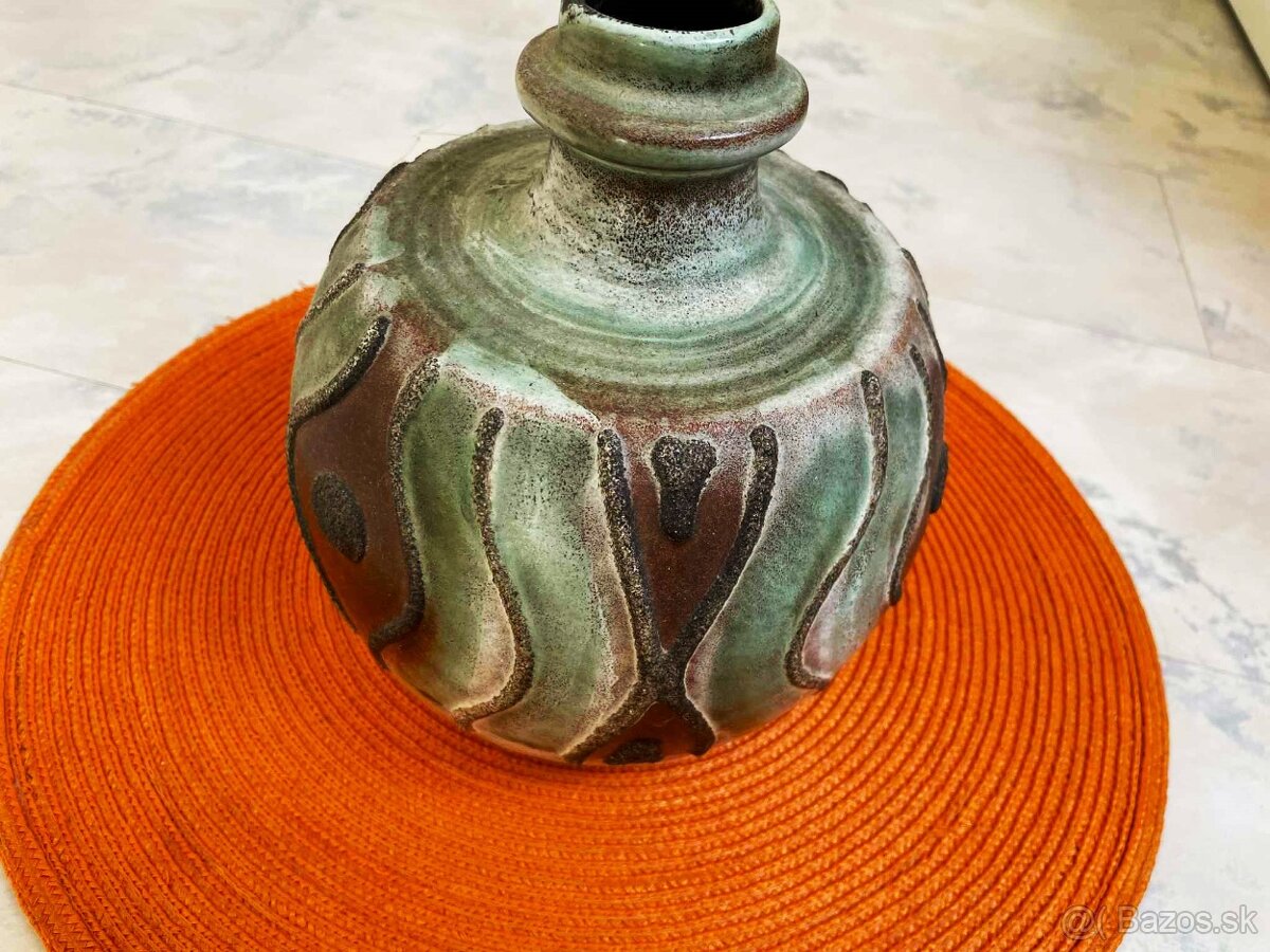 Starožitná keramická váza - 4