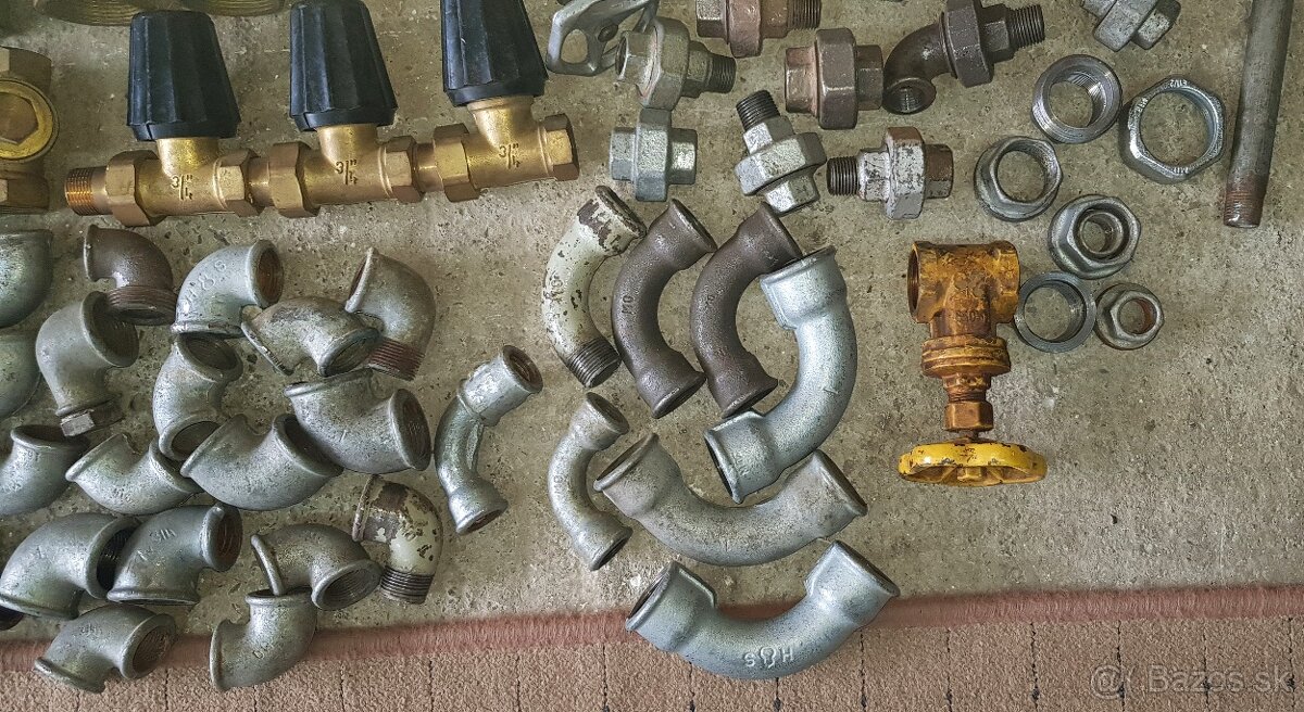 Vodoinštalatérsky materiál 1 - 4