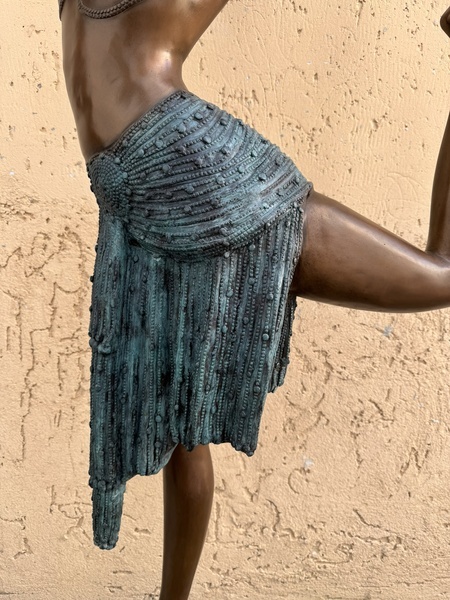 VELKÁ BRONZOVÁ SOCHA - TANEČNICE 167 cm - 4