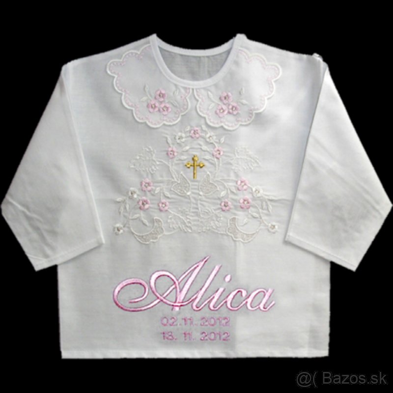 Vyšívanie košieľok na krst - 4