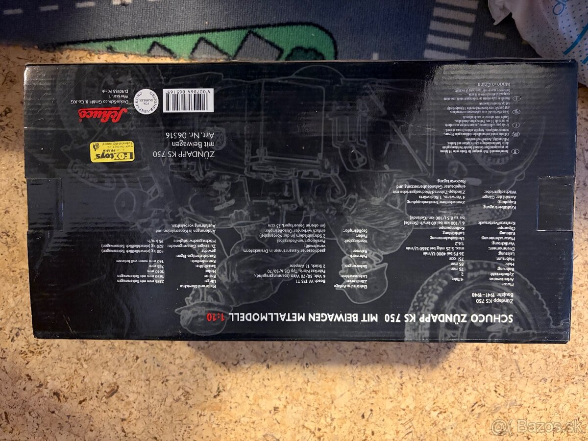 Schuco model - motorka voejnská - 4