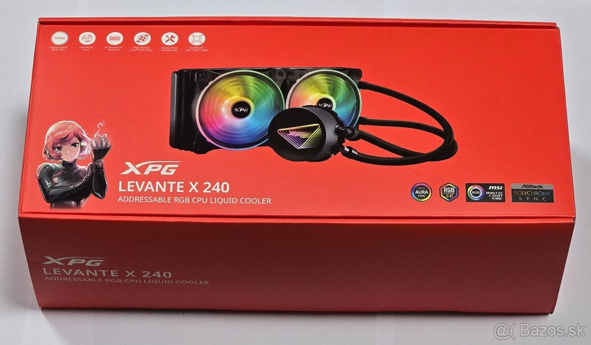 Nové vodné chladenie XPG LEVANTE 240 - 4