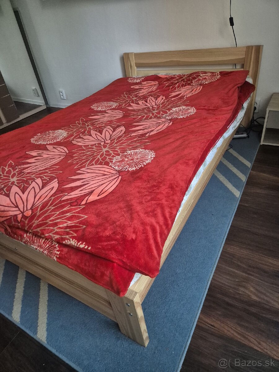 Posteľ 120x200 + rošt + matrac - 4