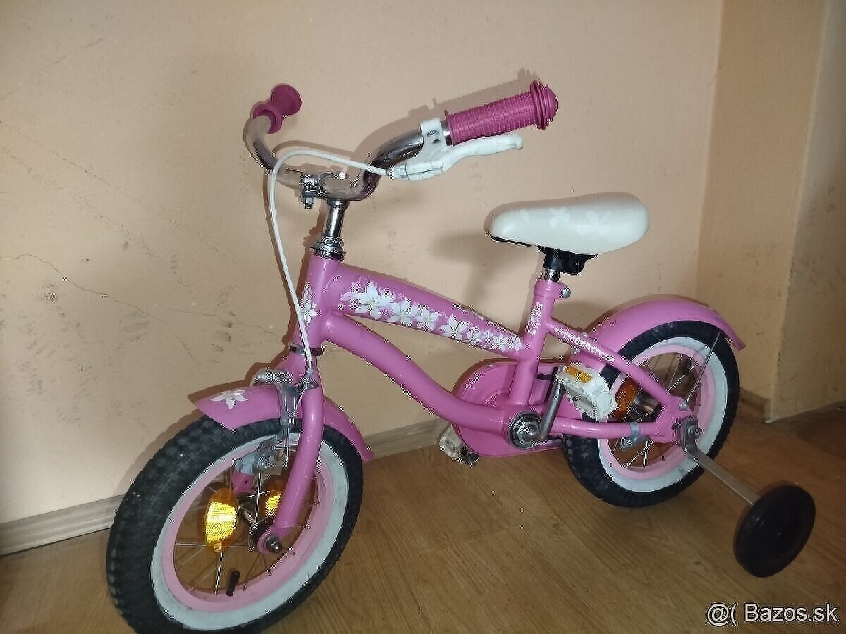 Detský bicykel 12 ružový - 4