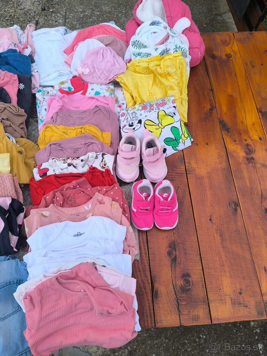 Predám balík oblečenia pre dievčatko 86 - 4