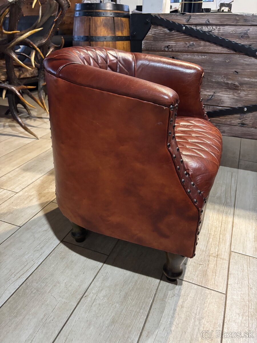 Kožené kresla Cesterfield - 4