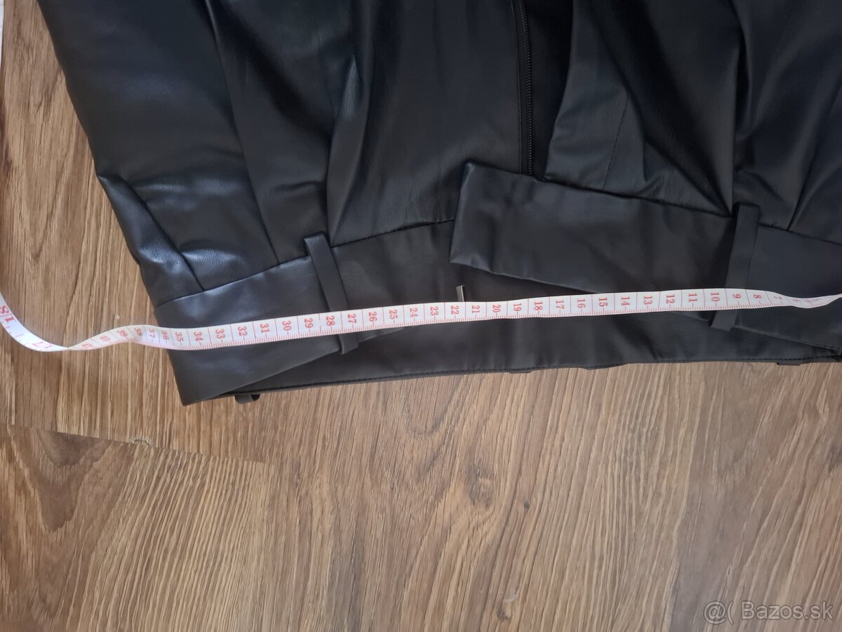 Kožene nohavice dámske H&M - 4