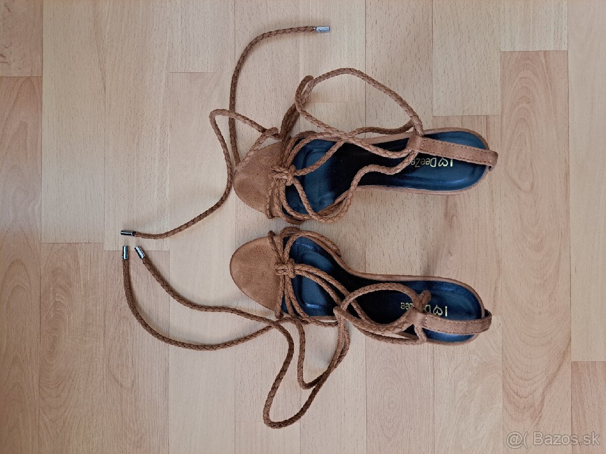 Hnedé sandále - 4
