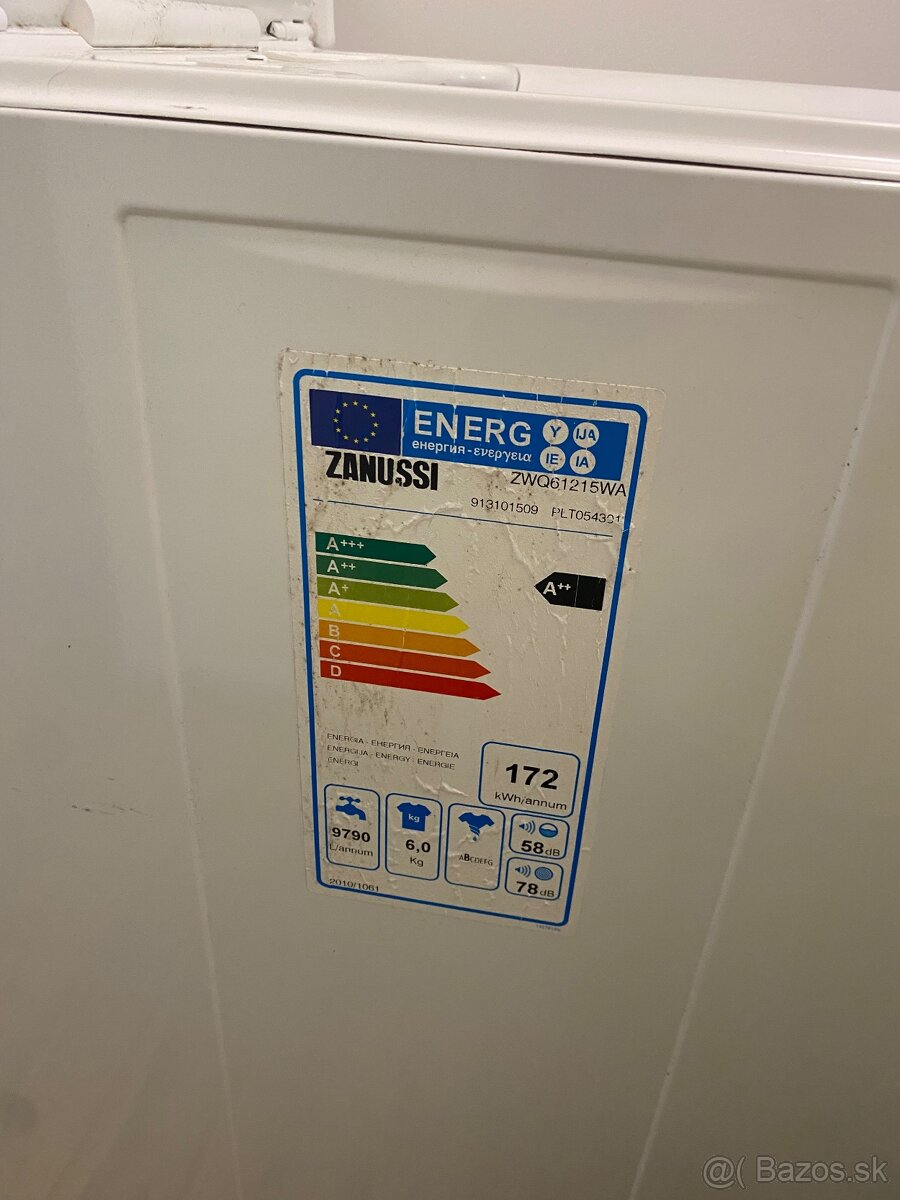 Automatická práčka zn.Zanussi Lindo100 - 4