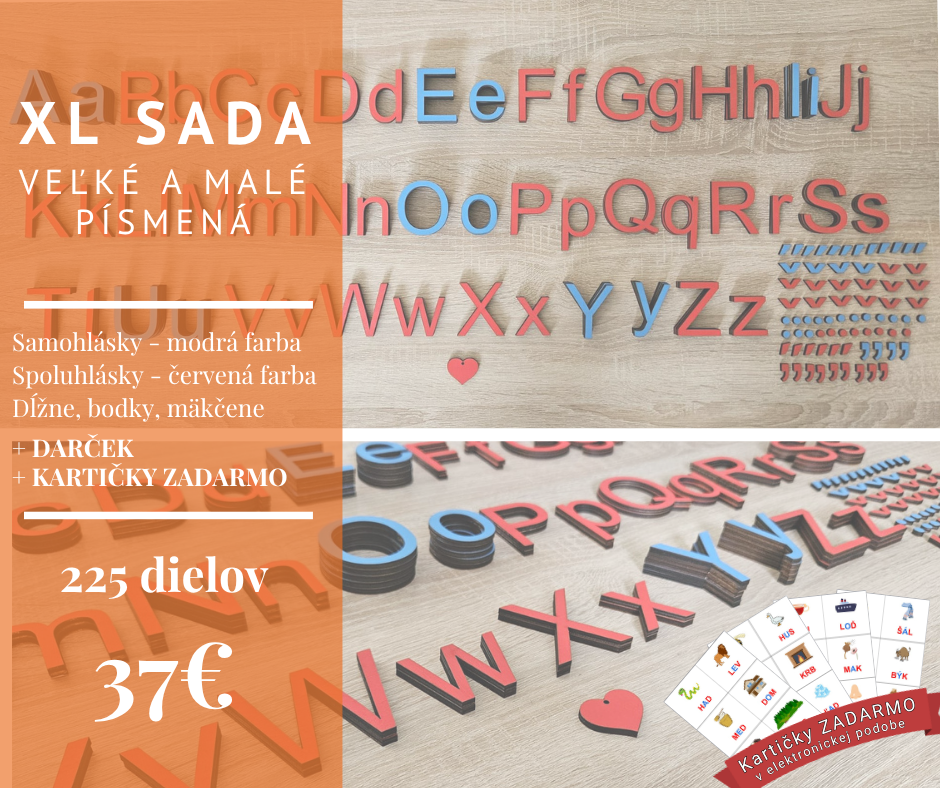 Pohyblivá drevená abeceda - 4