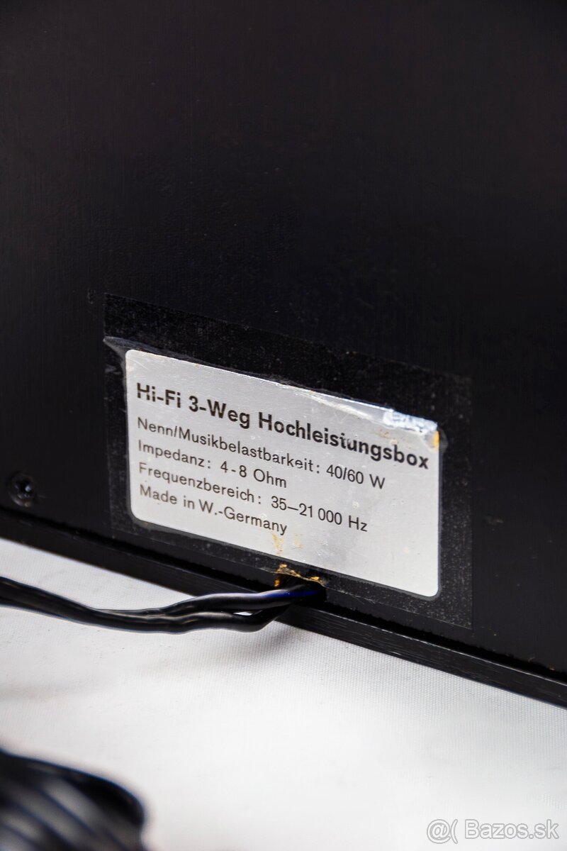 Lacná nemecká trojpásmová reprosústava /HECO OEM/ - 4