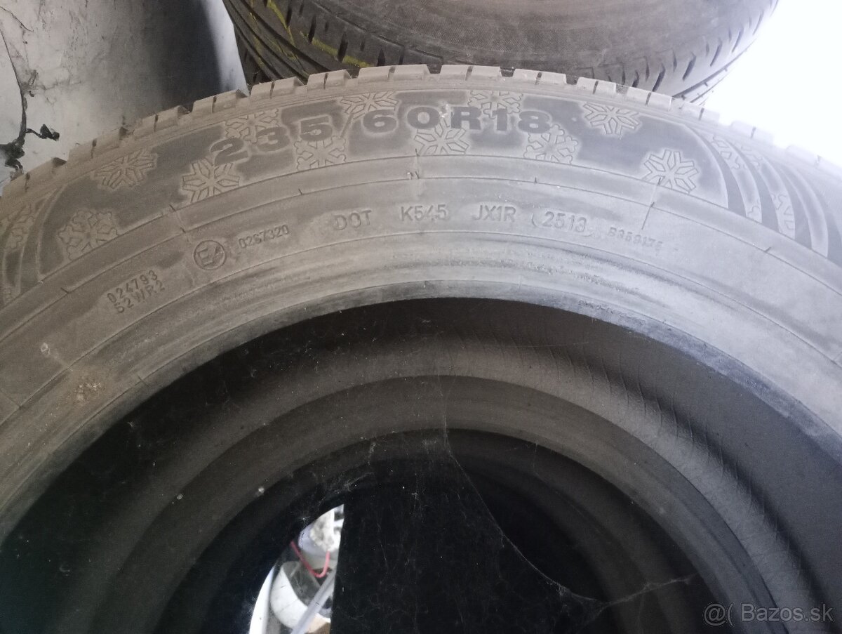 Ponúkam zimné pneu 235/60 R18 Dunlop - 4