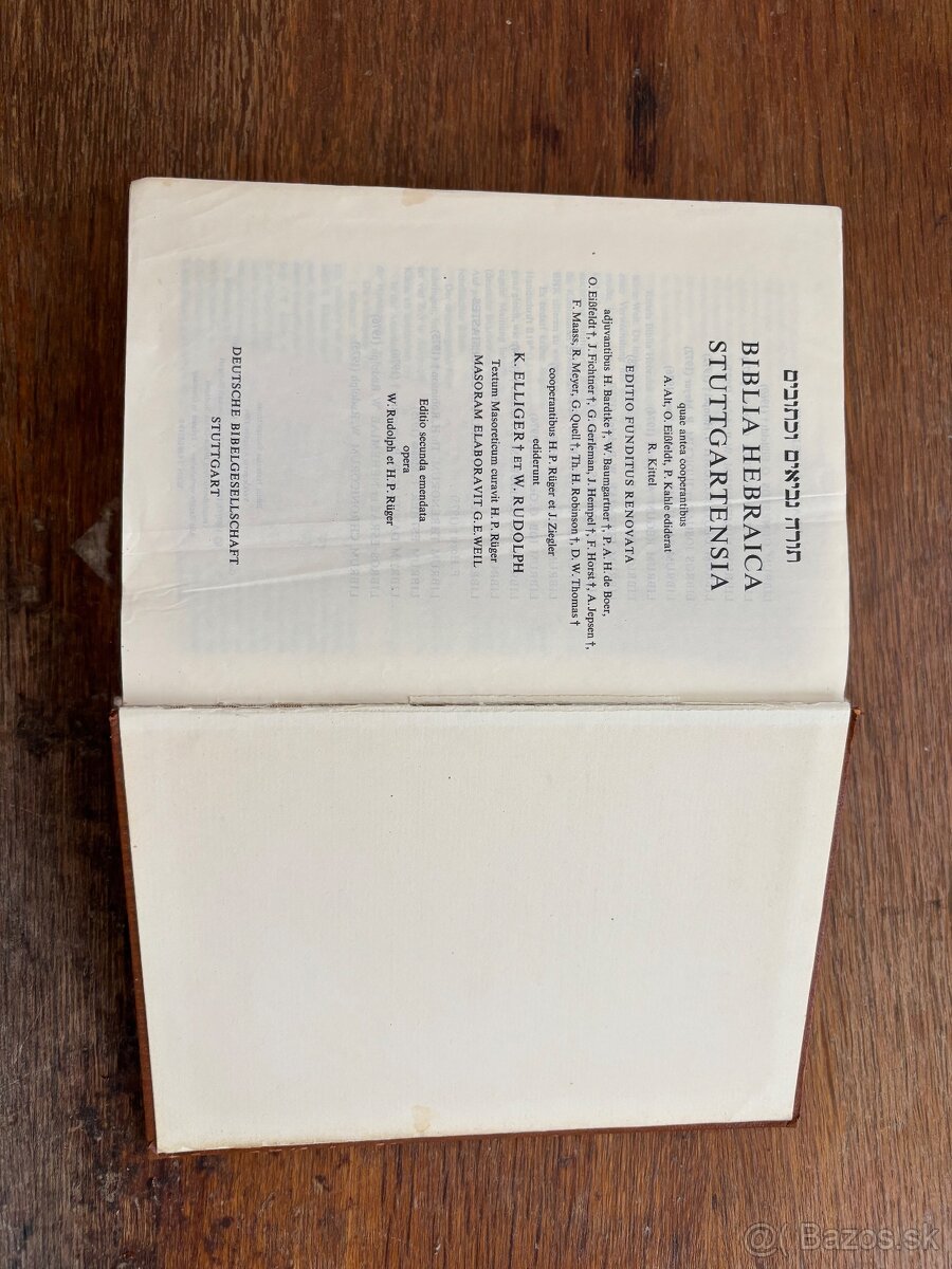 Biblia Hebraica Stuttgartensia - 4