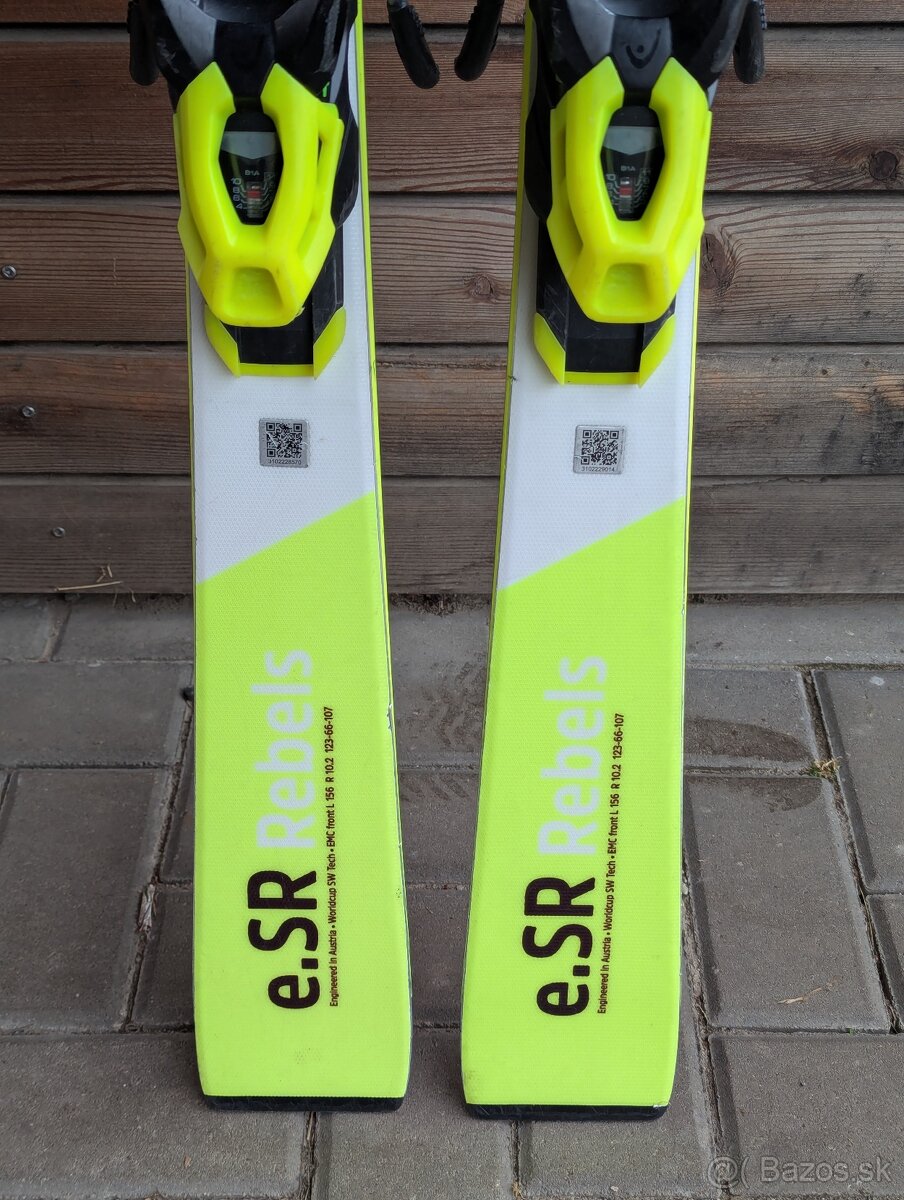 lyže HEAD WC Rebels e-SR, 155cm, PĚKNÉ - 4