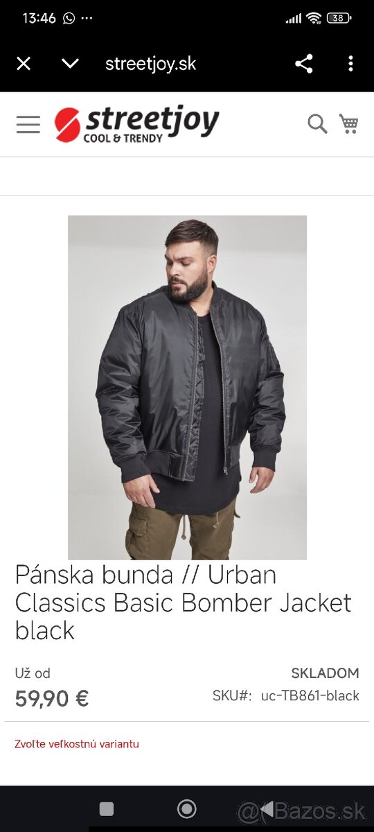 Zelená a čierna bombera Urban Classics - 4