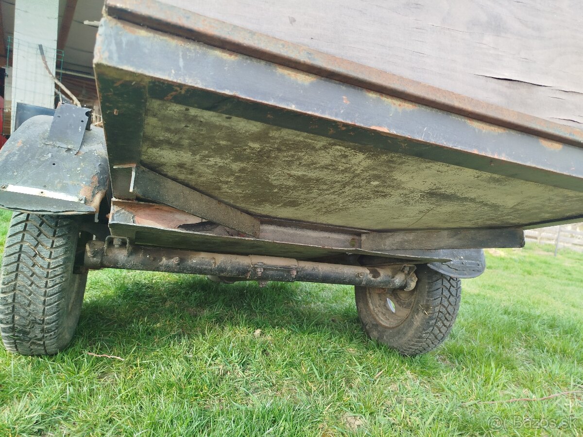 Prívesný vozík za malotraktor - 4