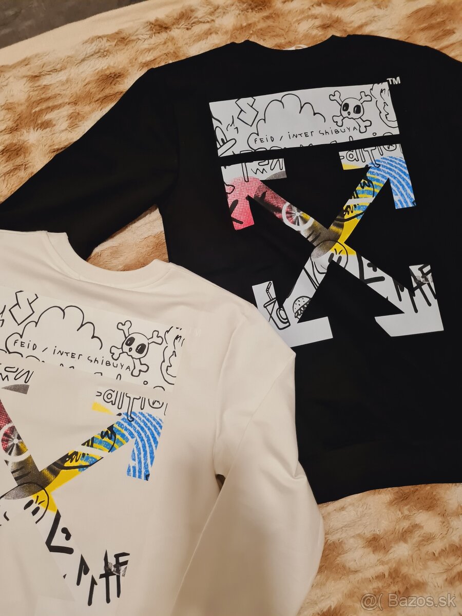 Off white mikina tričko - 4