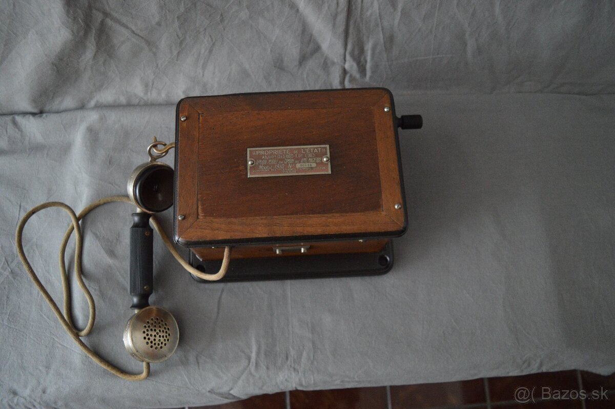 Murálny telefón Thomson Houston - 4