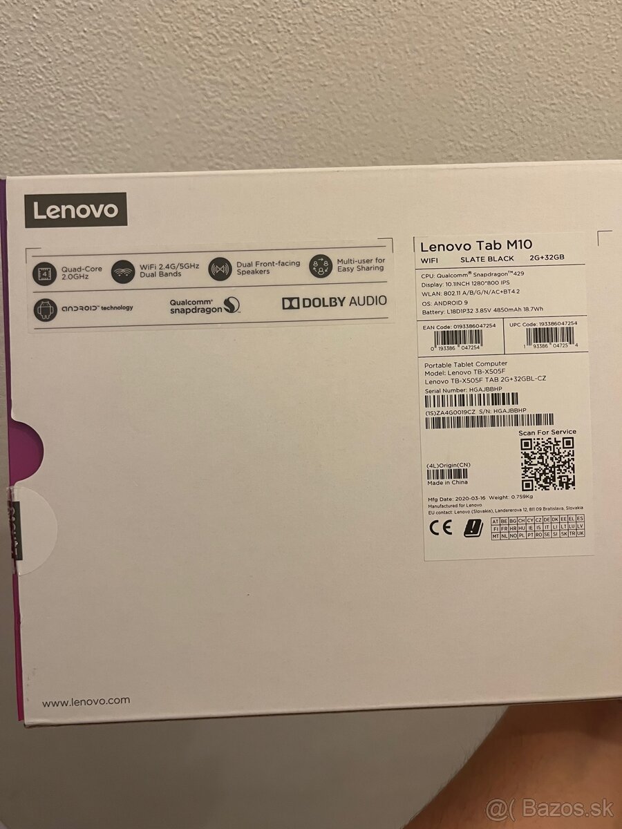 Predám tento tablet Lenovo - 4