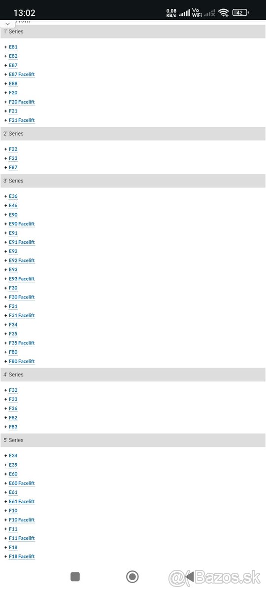 Predam gumene ovalne puzdra BMW - 4
