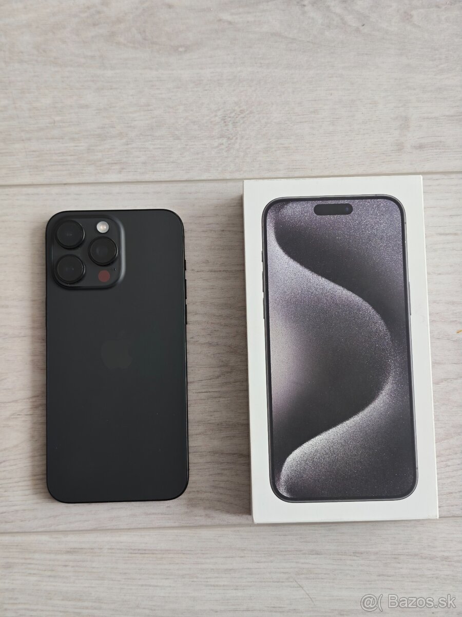 Predám iPhone 15 Pro Max 256GB - Black Titanium - 4