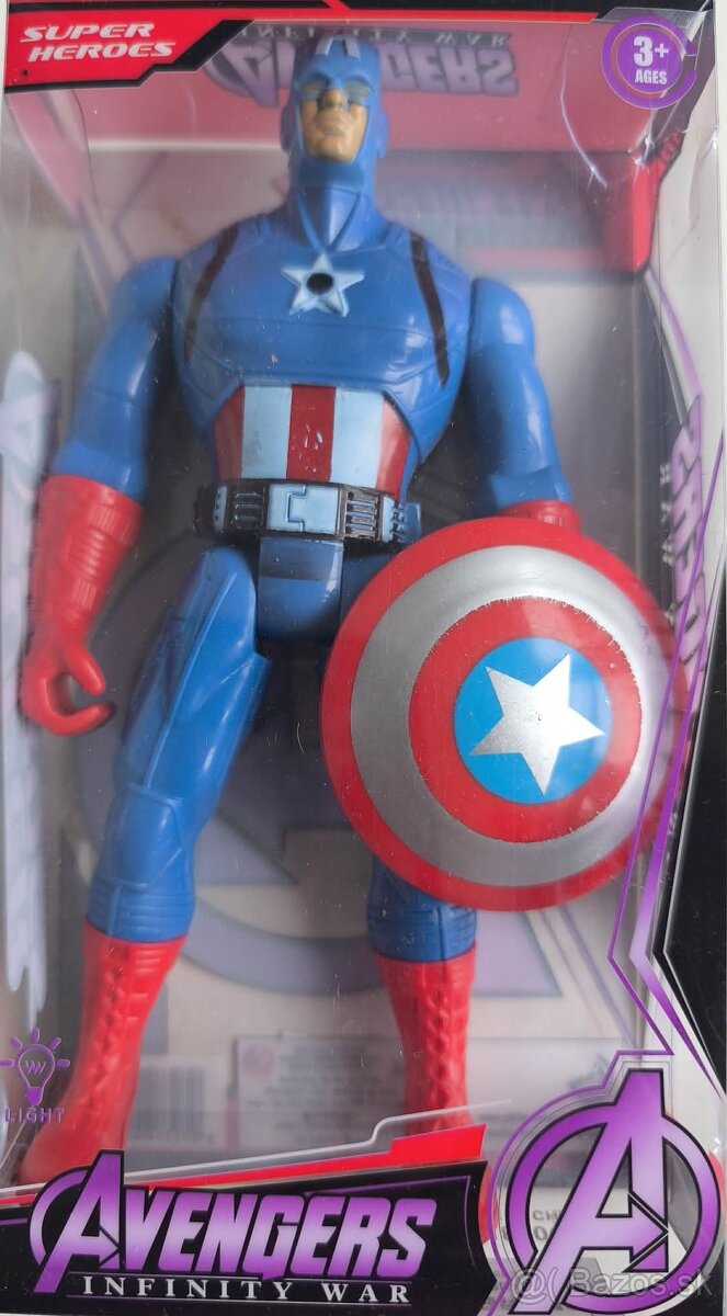 Avengers postavičky Ironman, Hulk a Kapitan Amerika - 4