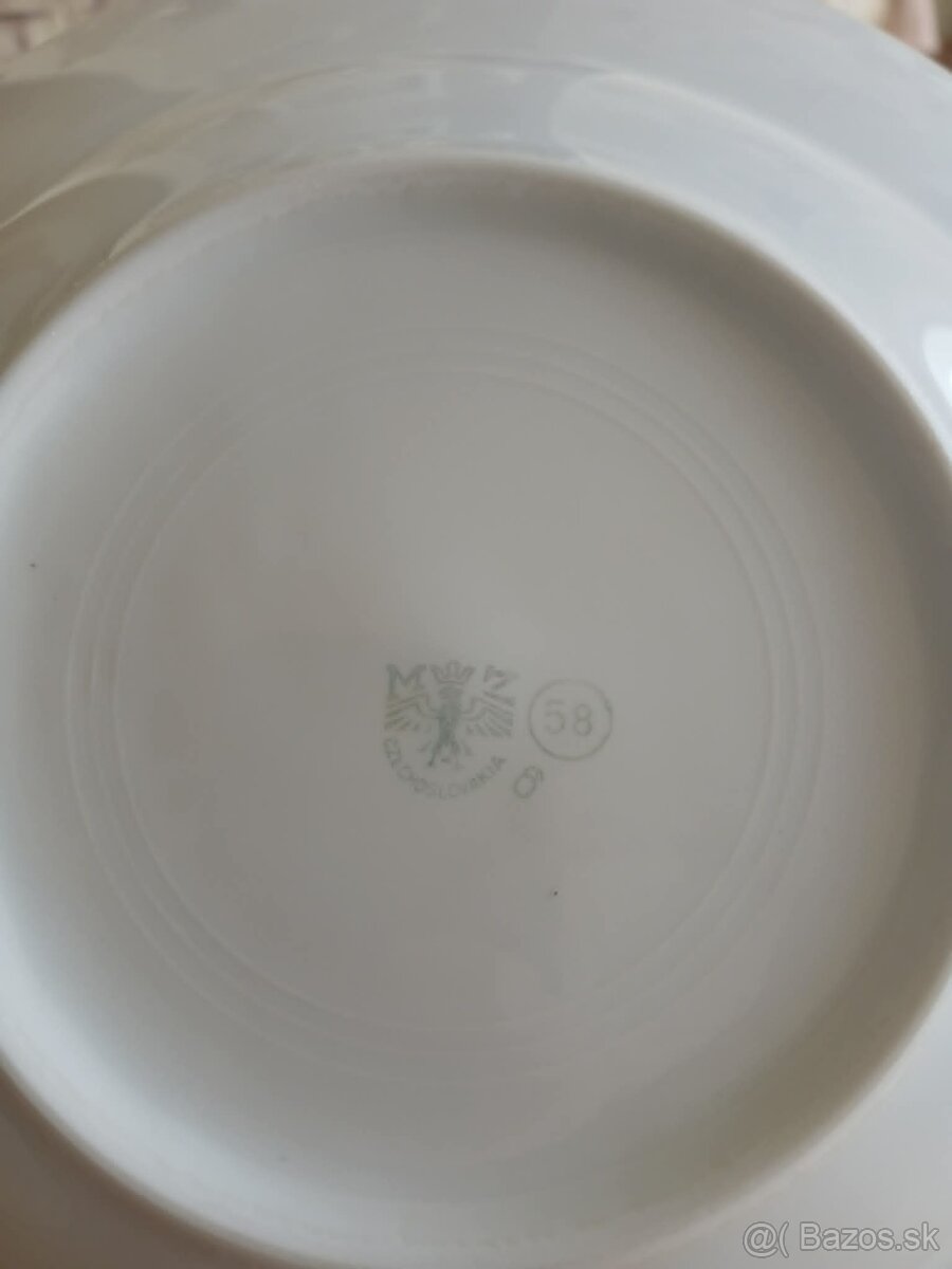 Hlboké taniere a servírovací - Czechoslovakia - 4