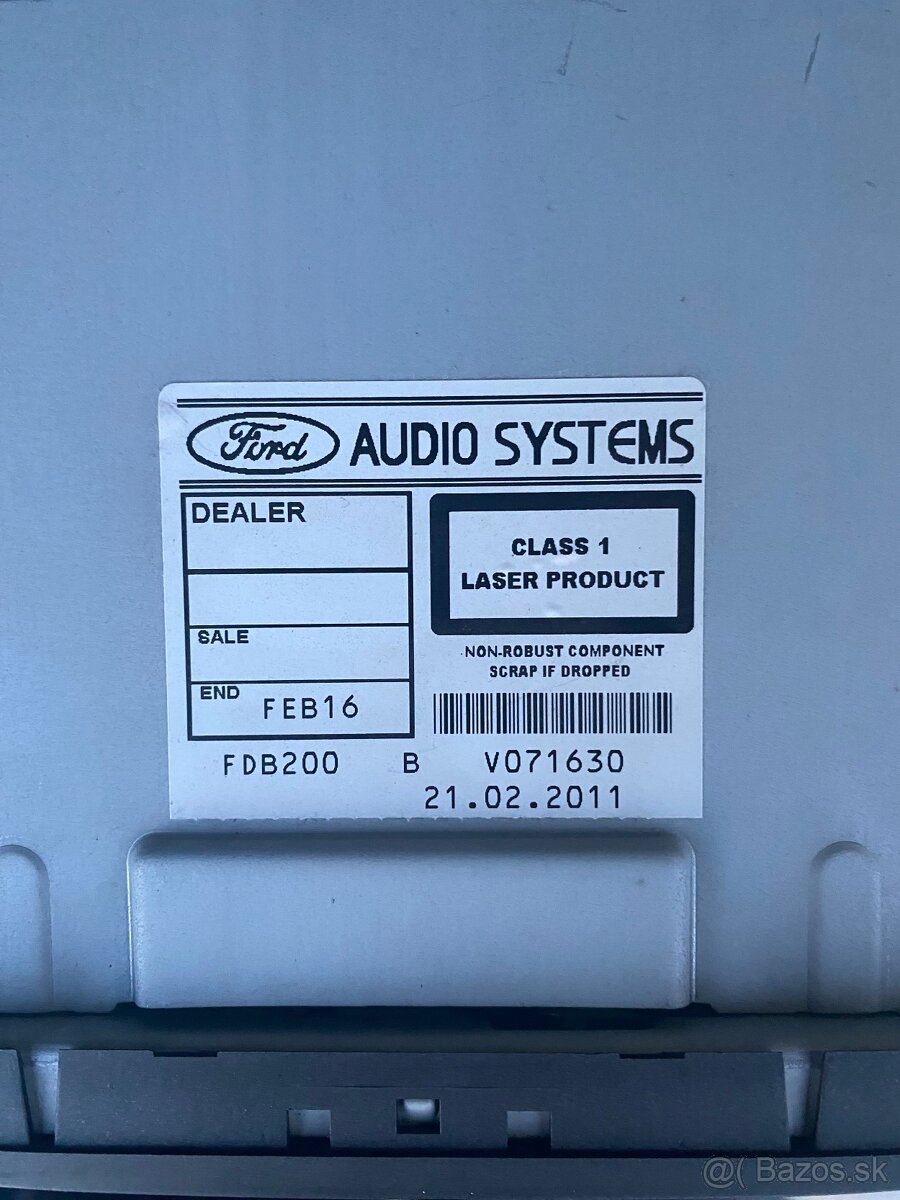 Radio do auta ford fusion 2009 - 4