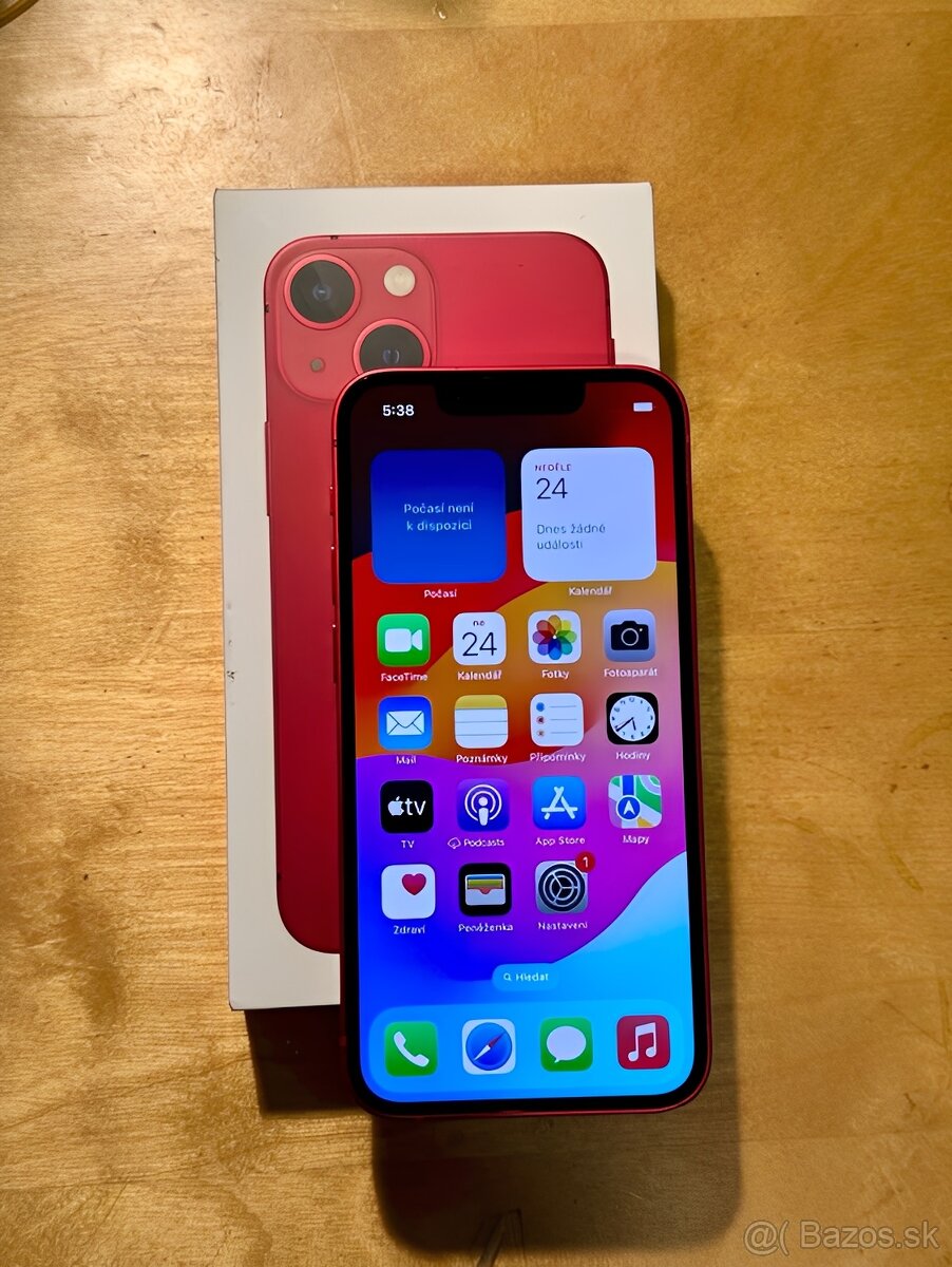 iPhone 13 Červená BATERIE 100% TOP - 4