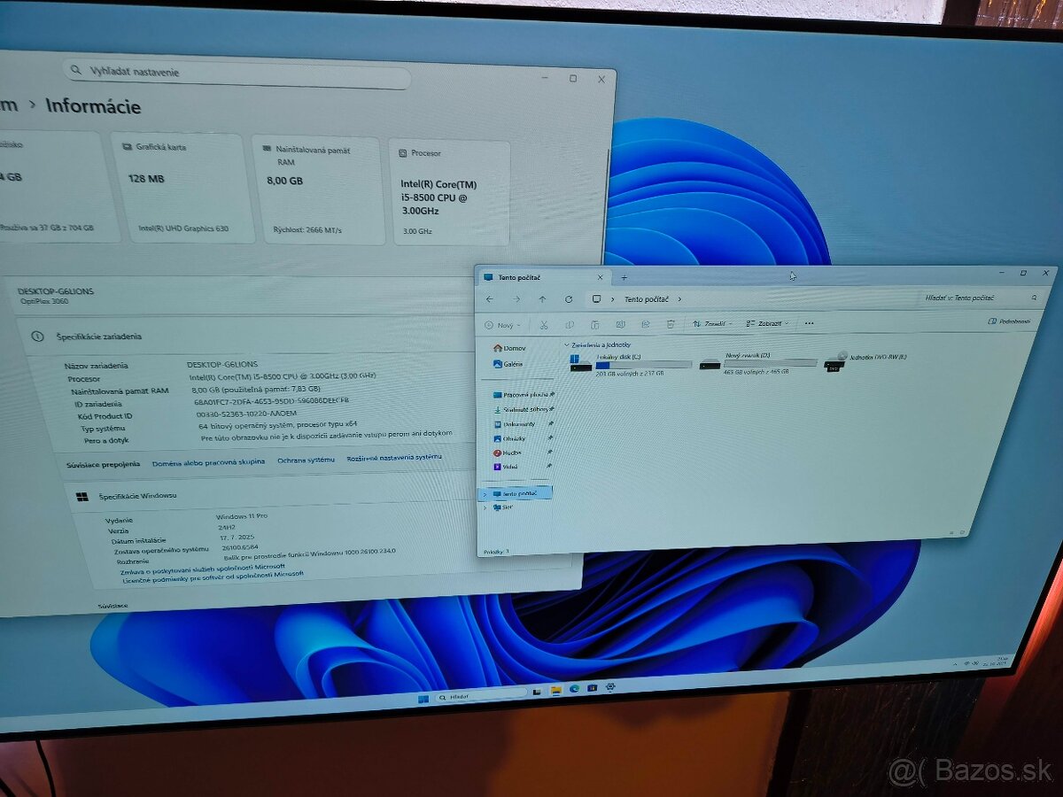 Dell Optiplex 3060 i5-8500 256gb ssd 8gb ram Win 11 - 4