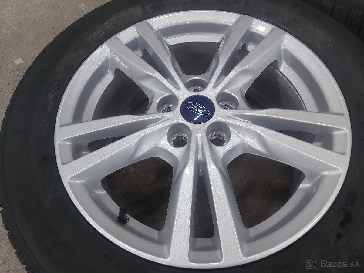 5x108R17 elektrony orig.FORD -235/55R17 DUNLOP zimné pneu - 4